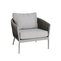 Noosa Outdoor 4 Piece Lounge Set Grey - Glicks Furniture