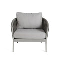 Noosa Outdoor 4 Piece Lounge Set Grey - Glicks Furniture