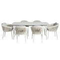 Noosa Outdoor 7pc Dining Set White - Glicks Furniture