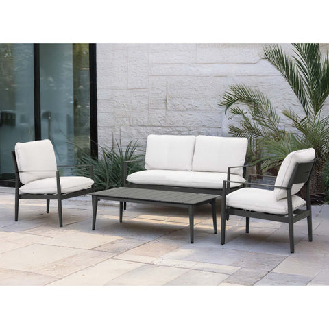 Porto Outdoor 4 Piece Lounge Set Green