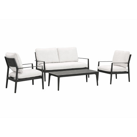 Porto Outdoor 4 Piece Lounge Set Green