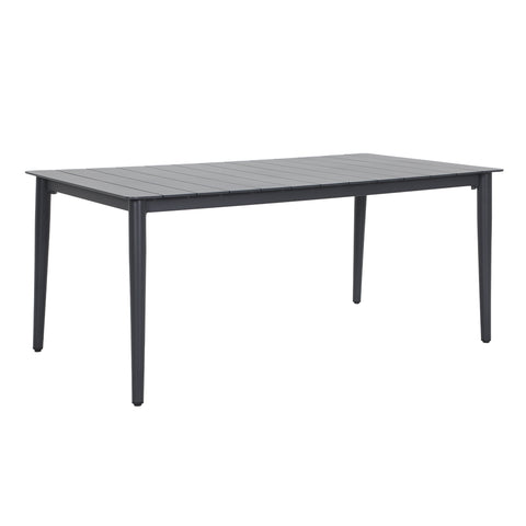 Porto Outdoor 7pc Rectangle Dining Set – Charcoal