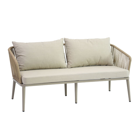 Santorini Outdoor 4 Piece Lounge Set Beige