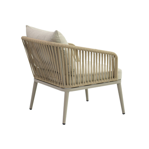Santorini Outdoor 3 Piece Lounge Set Beige