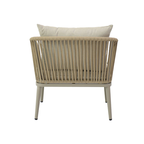 Santorini Outdoor 3 Piece Lounge Set Beige