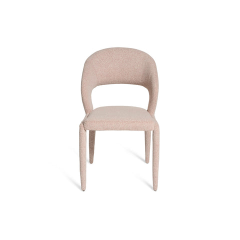 Savanna Boucle Dining Chair Peach