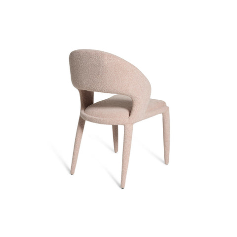 Savanna Boucle Dining Chair Peach