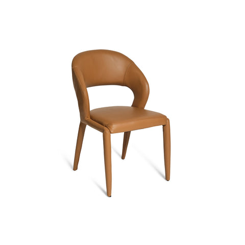 Savanna Leather Dining Chair Tan