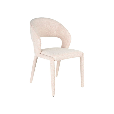 Savanna Boucle Dining Chair Peach