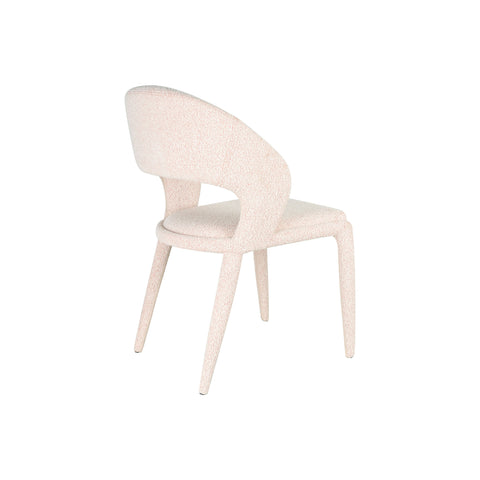 Savanna Boucle Dining Chair Peach