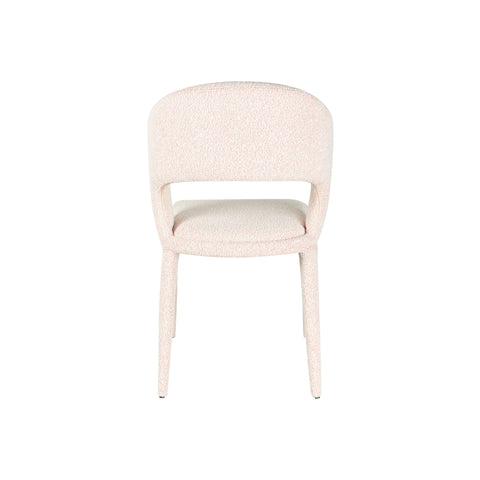 Savanna Boucle Dining Chair Peach