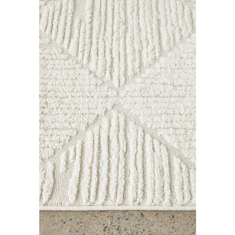 Serenade Shilo White Rug - Glicks Furniture