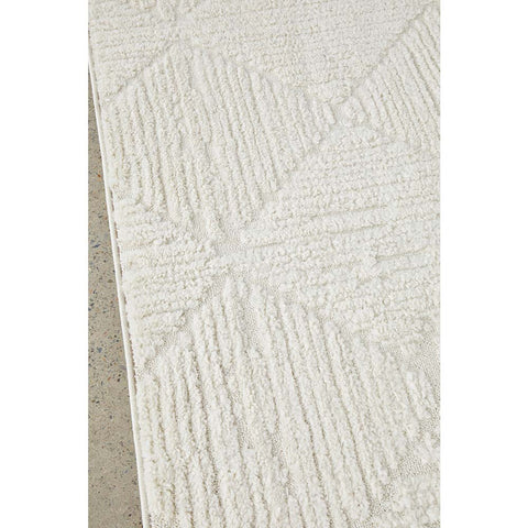 Serenade Shilo White Rug - Glicks Furniture