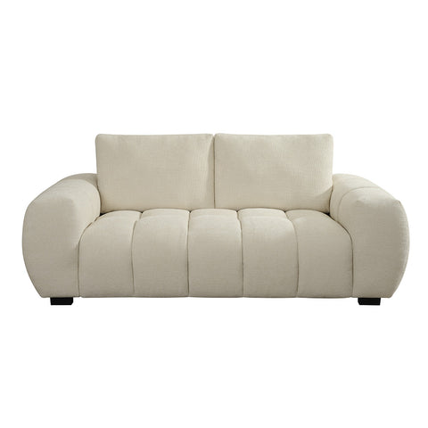 Sienna 3 Seater Fabric Sofa Beige