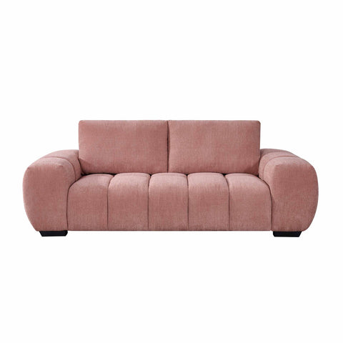 Sienna 3 Seater Fabric Sofa Blush