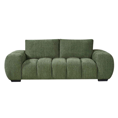 Sienna 3 Seater Fabric Sofa Hunter Green