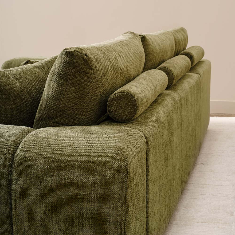 Hunter green hotsell chaise.