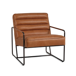 Soho Lounge Chair Tan Leather