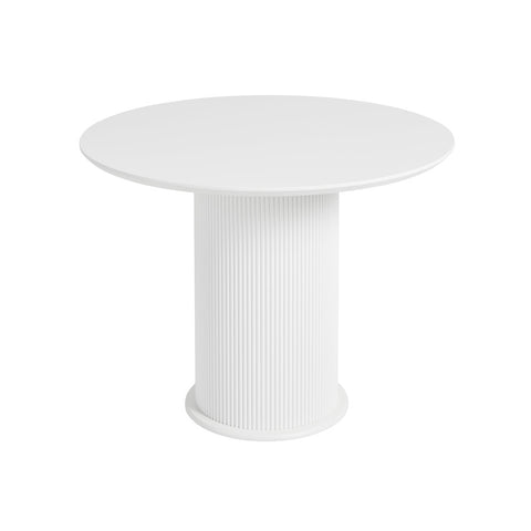 Torino 100cm MDF Dining Table White