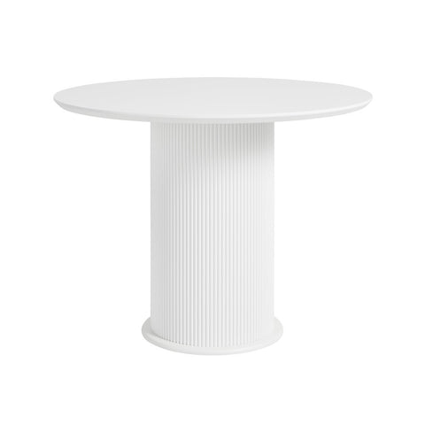 Torino 100cm MDF Dining Table White