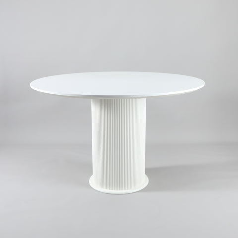 Torino 100cm MDF Dining Table White