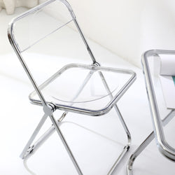 Kiara Folding Dining Chair Clear
