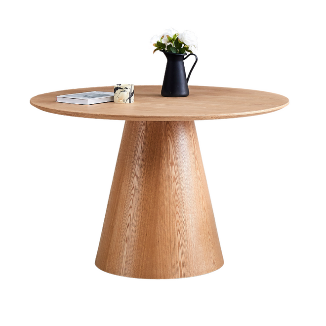 Moon Round Dining Table Natural 120cm