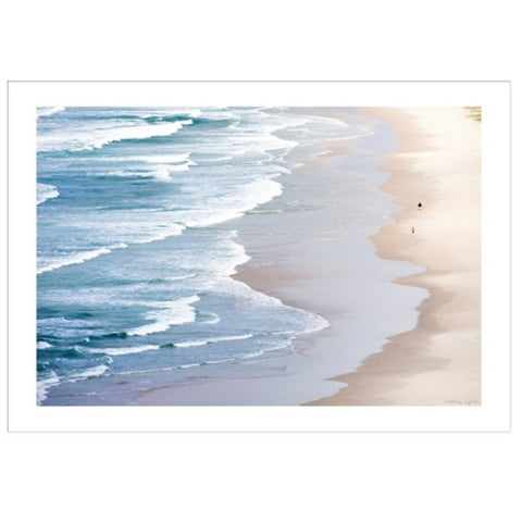 Serene Beach Large White Frame 160 x 113 - Glicks Furniture