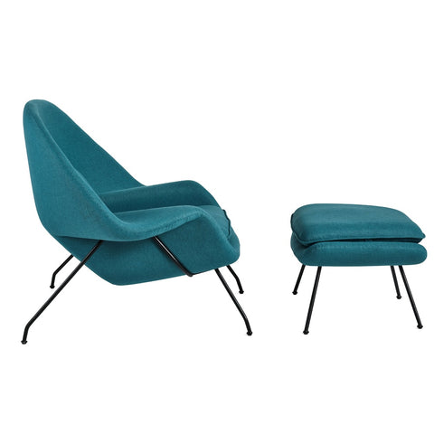 Sorrento Womb Chair & Stool - Glicks Furniture