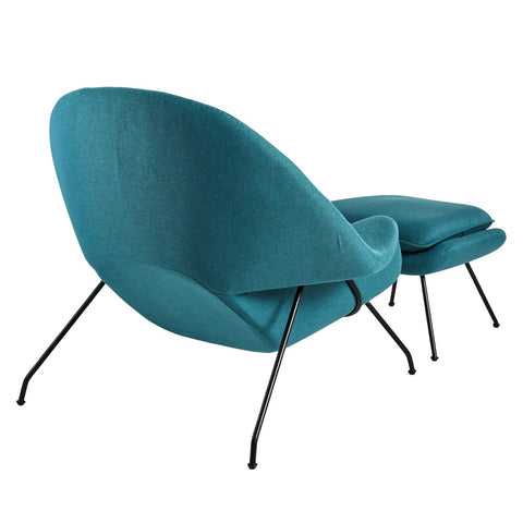 Sorrento Womb Chair & Stool - Glicks Furniture