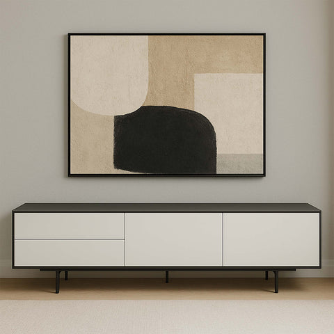 Argo Entertainment Unit 180cm Grey White