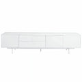 Argo Large Entertainment Unit 208cm White - Glicks Furniture