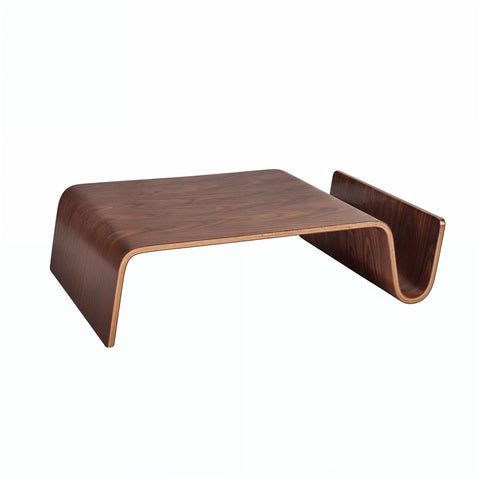 Bentwood Coffee Table Walnut - Glicks Furniture