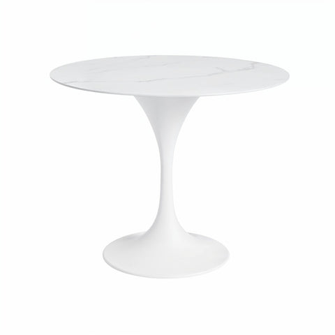 Verona Outdoor Round Dining Table White - Glicks Furniture