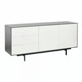 Argo Small Sideboard 160cm Grey White - Glicks Furniture