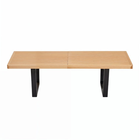 George Nelson Platform Oak Bench Small Replica - Glicks Furniture