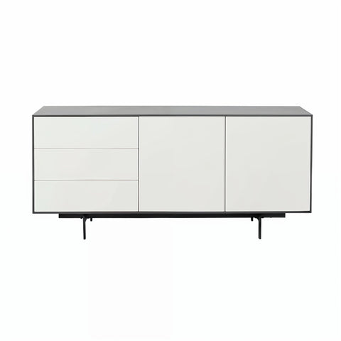 Argo Small Sideboard 160cm Grey White - Glicks Furniture