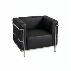 Le Corbusier LC3 Leather Chair Seater Black Replica