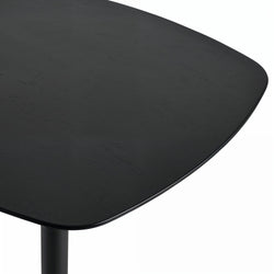 Jordan Square Dining Table Black 60cm