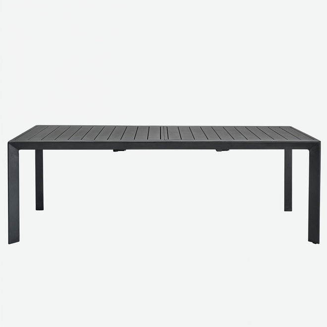 Manchester Outdoor Extension Aluminium Dining Table Charcoal