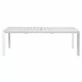 Manchester Outdoor Extension Aluminium Dining Table white - Glicks Furniture