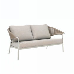 Mykonos Outdoor 3 Seater Sofa Ivory White