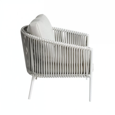 Giovanni Outdoor Lounge Chair White - Glicks Furniture