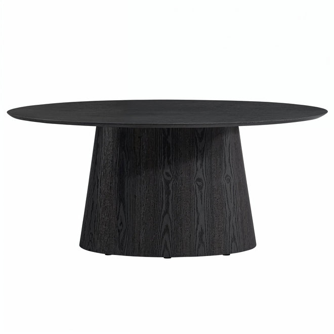 Eclipse Oval Dining Table Black 180cm