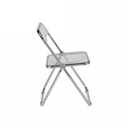 Kiara Folding Dining Chair Clear