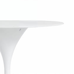 Verona Outdoor Round Dining Table White