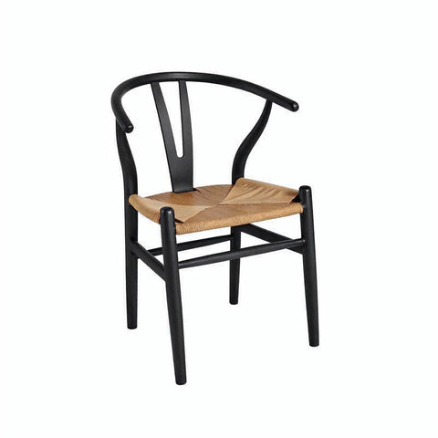 Wishbone CH24 High Back Dining Chair Replica - Glicks Furniture