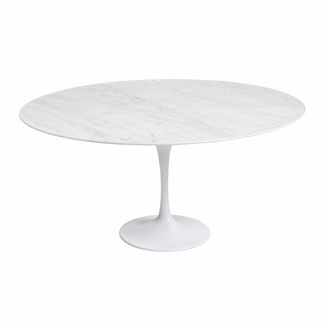 Tulip Dining Table Round Marble 150cm Eero Saarinen Replica