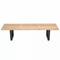 George Nelson Platform Oak Bench Large Replica - Glicks Furniture