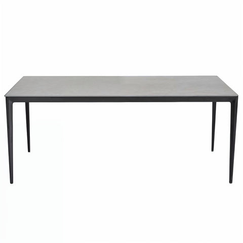 Megan Ceramic Dining Table 180cm Grey - Glicks Furniture